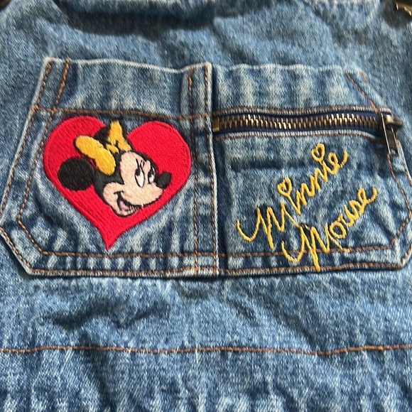 Vintage Minnie Mouse Denim Jumper 6X - Picture 9 of 13
